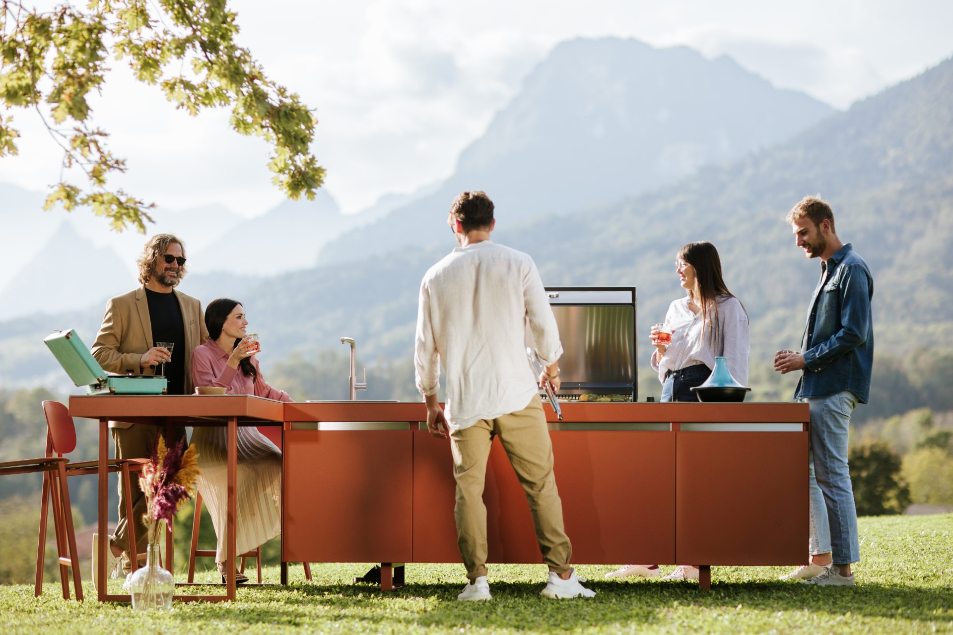 Fogher Agher : la cuisine d’extérieur modulaire pour cuisiner avec style