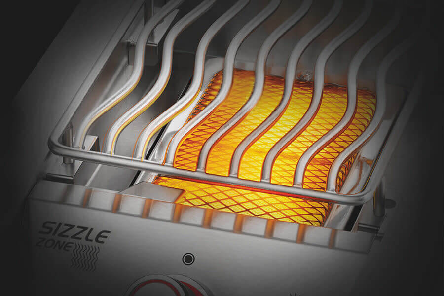 Professional grade infrared burner component featuring high-performance heat engineering