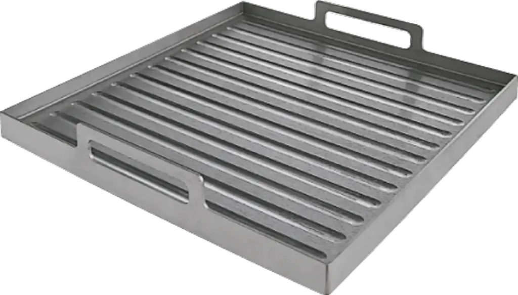 [1BSIJ] Barazza Stainless Steel Grill Plate for Tripple Ring Hobs