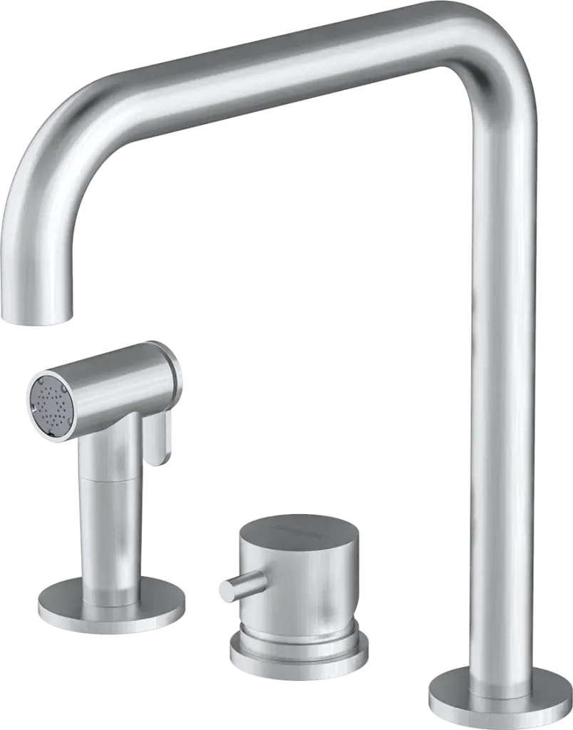 [1RUBMRKT] Barazza Kit Top with Remote Control and St. Steel Tap Extractable Shower