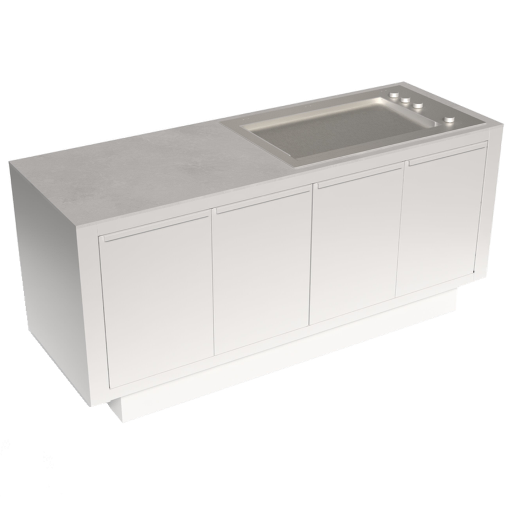 Falera Electric Teppan Griddle 100 with Outdoor Worktop